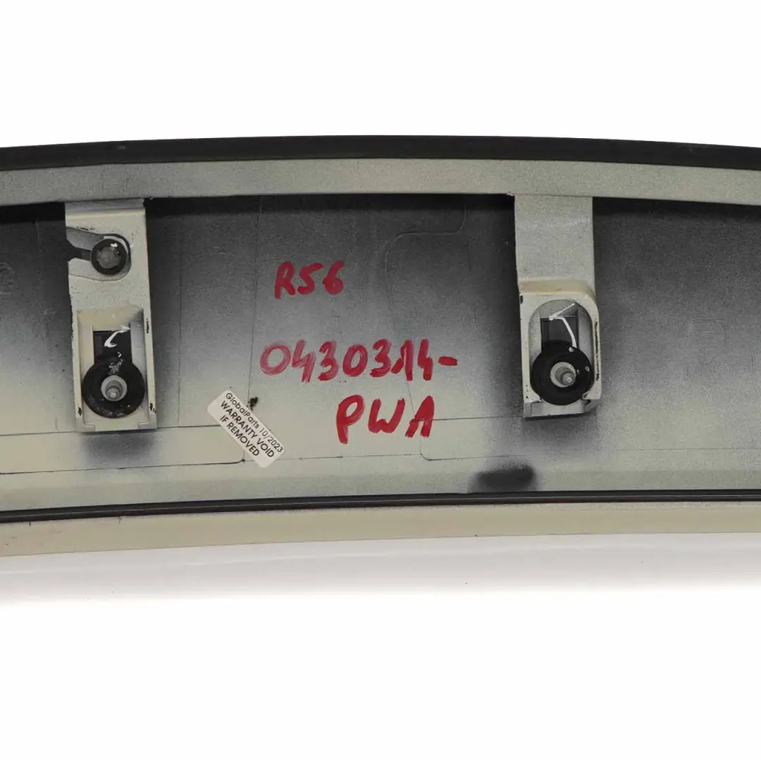 Heckspoiler Heckklappe Hinten Pepper White 850 7148913 für Mini Cooper One R56 mit Teilenummer 0430314 Mini Cooper One R56 Heckspoiler Heckklappe Hinten Pepper White 850 7148913 - SKU 0430314-PW1 - Teilenummer 0430314