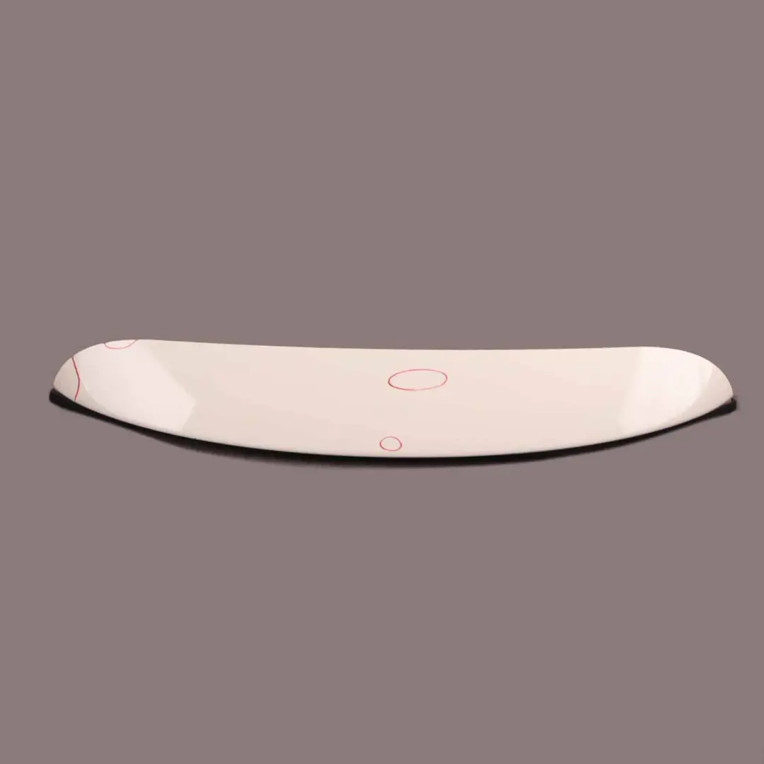 Mini R56 Rear Spoiler Panel Trim Cover Pepper White 850 7148913 - SKU 0430314-PW3 - Part number 0430314