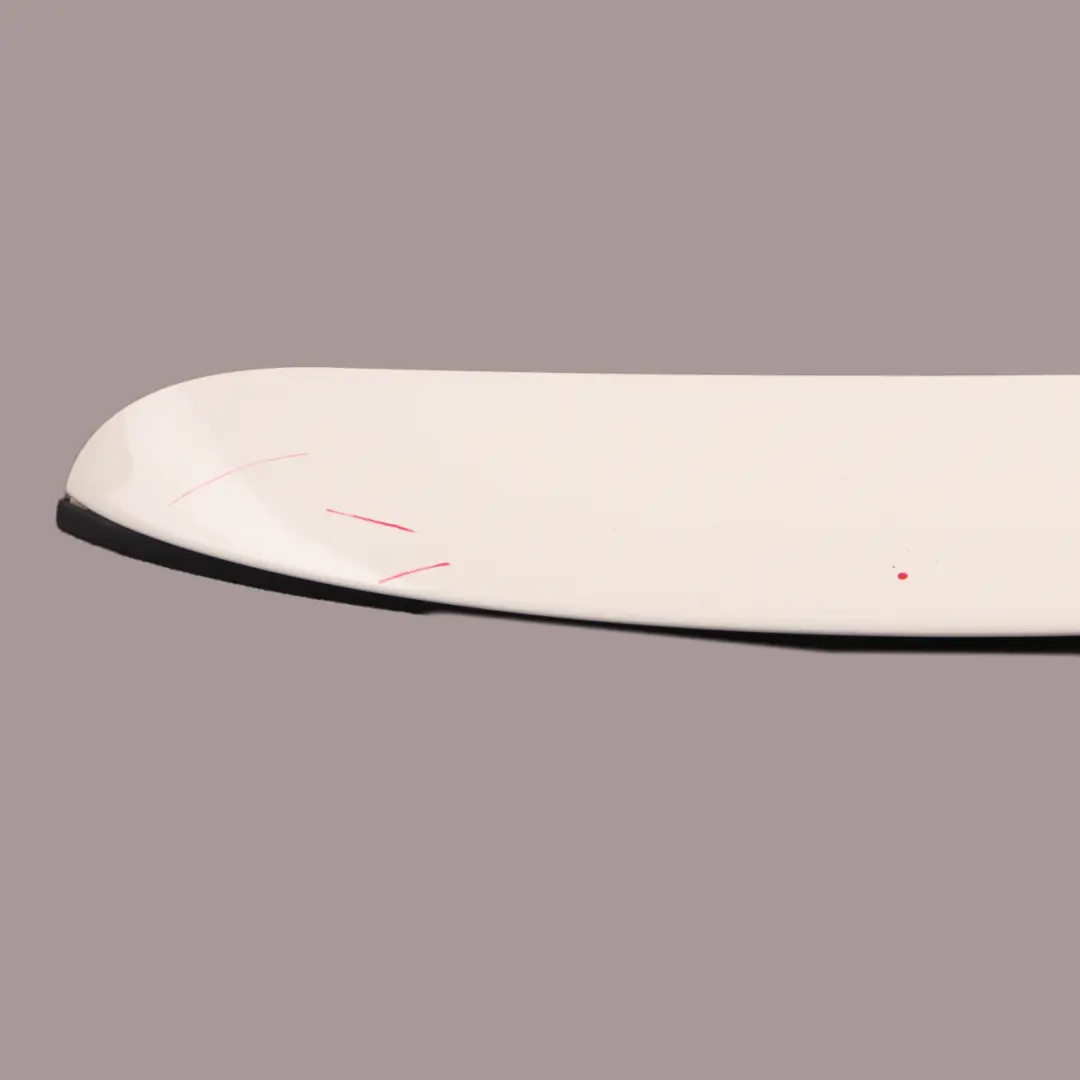 *MINI Cooper One R56 Heckspoiler Heckklappe Pepper White Weiss 7148913 für mit Teilenummer 0430314 *MINI Cooper One R56 Heckspoiler Heckklappe Pepper White Weiss 7148913 - SKU 0430314-PW4 - Teilenummer 0430314