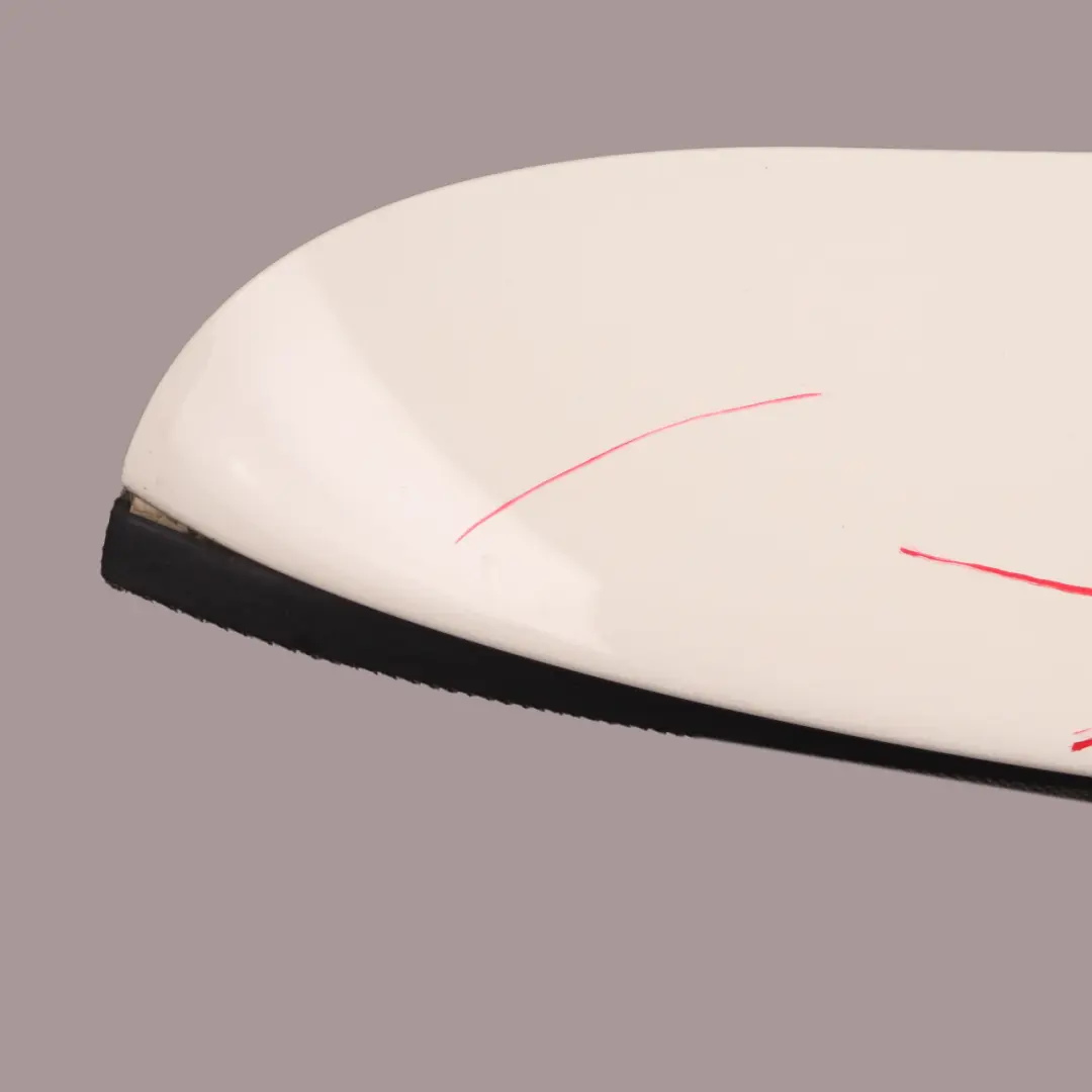 *MINI Cooper One R56 Heckspoiler Heckklappe Pepper White Weiss 7148913 für mit Teilenummer 0430314 *MINI Cooper One R56 Heckspoiler Heckklappe Pepper White Weiss 7148913 - SKU 0430314-PW4 - Teilenummer 0430314