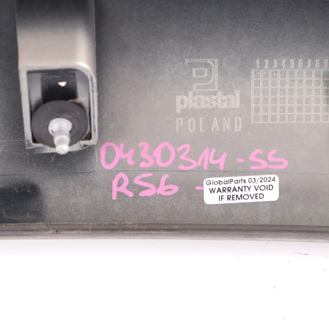 Spoiler Mini Cooper One R56 Sparkling Silver Metallic - A60 7148913 to Rear with Part number 0430314 Rear Spoiler Mini Cooper One R56 Sparkling Silver Metallic - A60 7148913 - SKU 0430314-SS - Part number 0430314