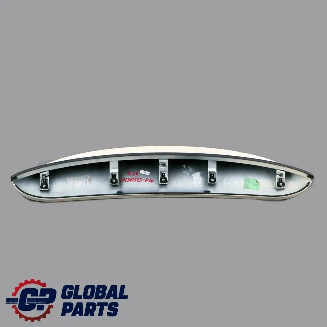 Spoiler Boot Trunk Trim Cover Pepper White 7148850 to Mini R56 Rear with Part number 0430315 Mini R56 Rear Spoiler Boot Trunk Trim Cover Pepper White 7148850 - SKU 0430315-PW - Part number 0430315