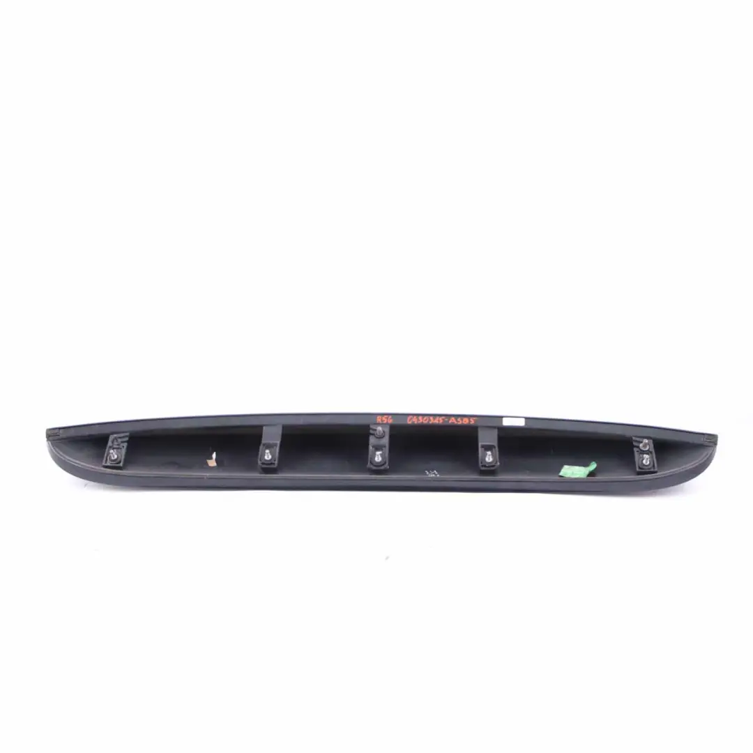 MINI Cooper One 5 R56 Rear Spoiler Astro Black Metallic - A25 7148850 - SKU 0430315-ASB5 - Part number 0430315