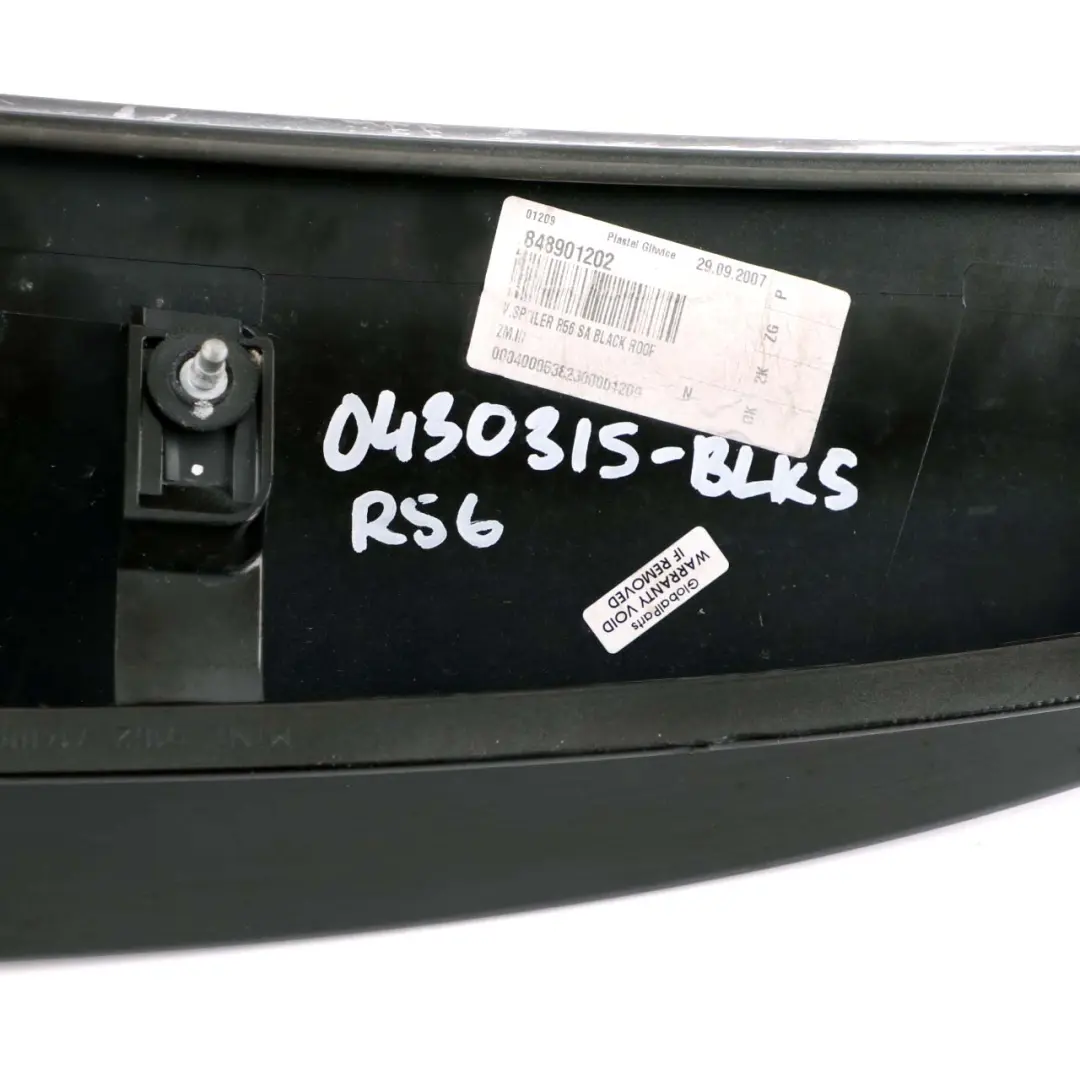 Heckspoiler Hinten Schwarz Black 7148850 für Mini Cooper One 5 R56 mit Teilenummer 0430315 Mini Cooper One 5 R56 Heckspoiler Hinten Schwarz Black 7148850 - SKU 0430315-BLK5 - Teilenummer 0430315