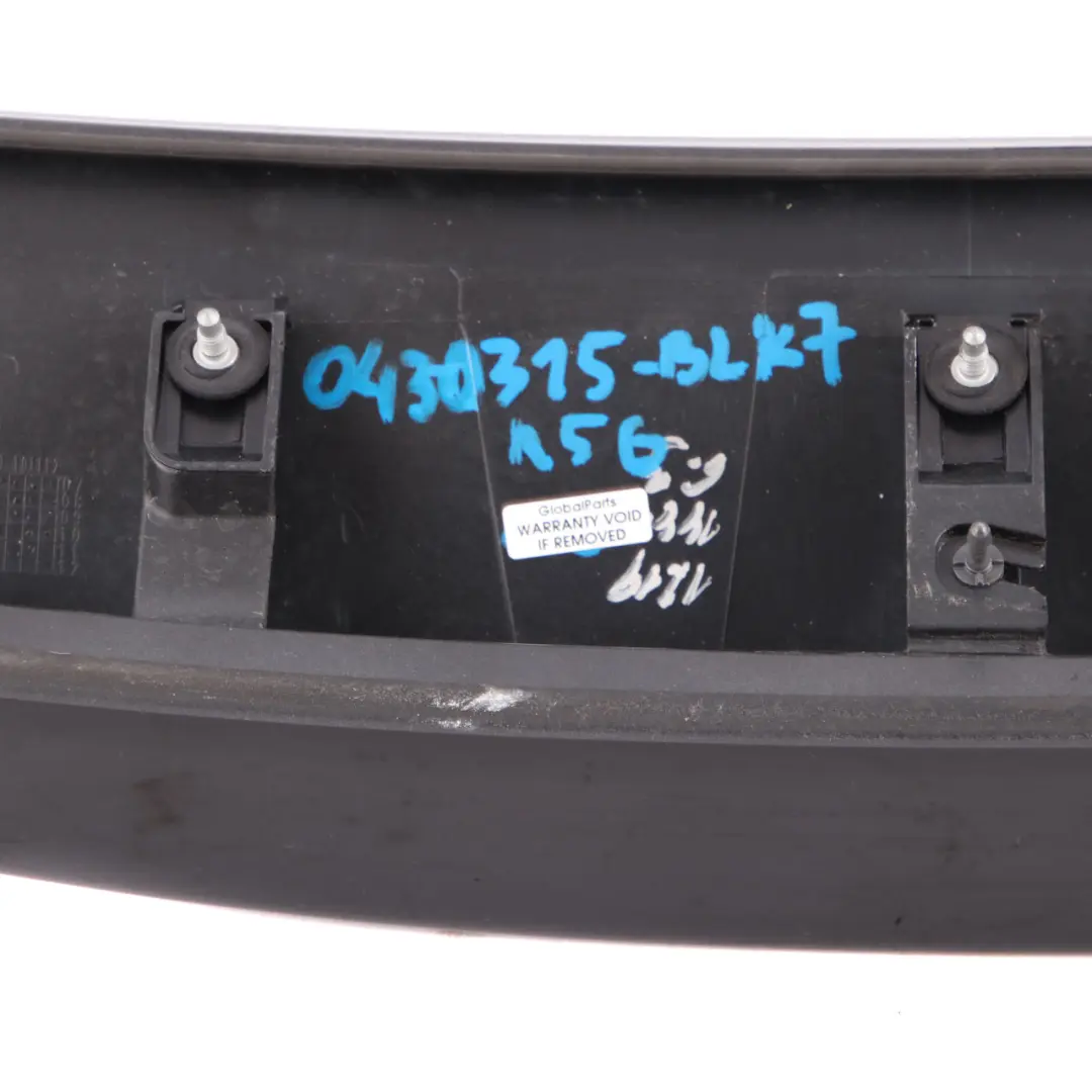 Mini R56 Rear Spoiler Panel Rear Boot Trunk Lid Tailgate Black 7 7148850 - SKU 0430315-BLK7 - Part number 0430315