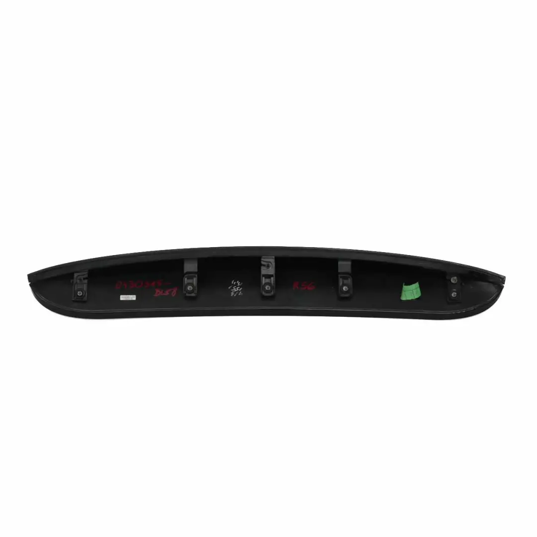 Panel Spoiler Trasero Tapa Maletero Portón Negro 7148850 para Mini R56 con número de pieza 0430315 Mini R56 Panel Spoiler Trasero Tapa Maletero Portón Negro 7148850 - SKU 0430315-BLK8 - Número de pieza 0430315