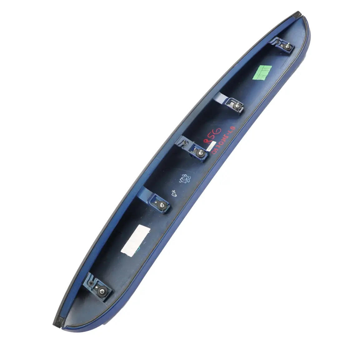 Aleron Trasero Azul Rayo 7148850 para MINI Cooper One R56 con número de pieza 0430315 MINI Cooper One R56 Aleron Trasero Azul Rayo 7148850 - SKU 0430315-LB - Número de pieza 0430315