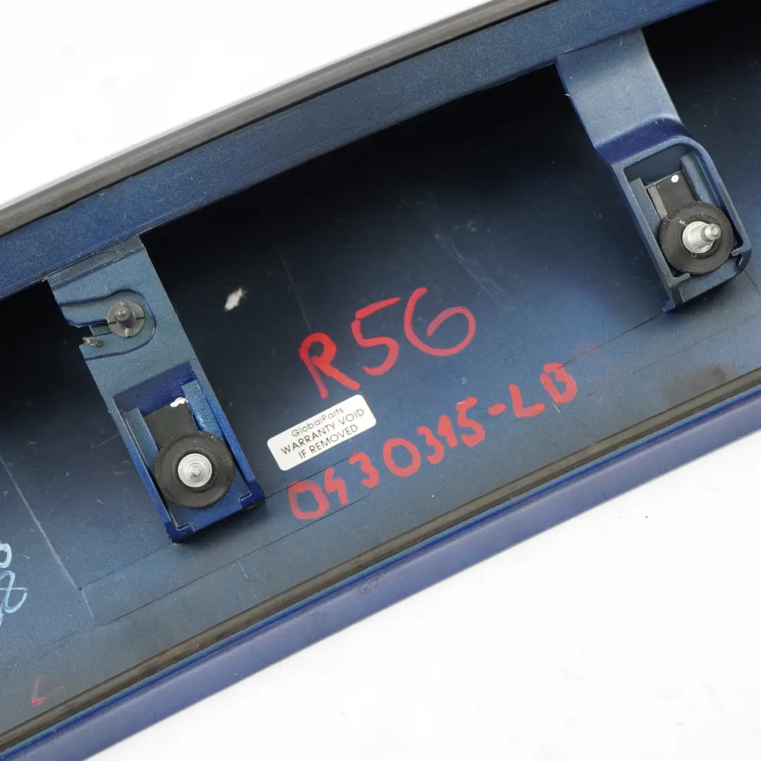 Aleron Trasero Azul Rayo 7148850 para MINI Cooper One R56 con número de pieza 0430315 MINI Cooper One R56 Aleron Trasero Azul Rayo 7148850 - SKU 0430315-LB - Número de pieza 0430315