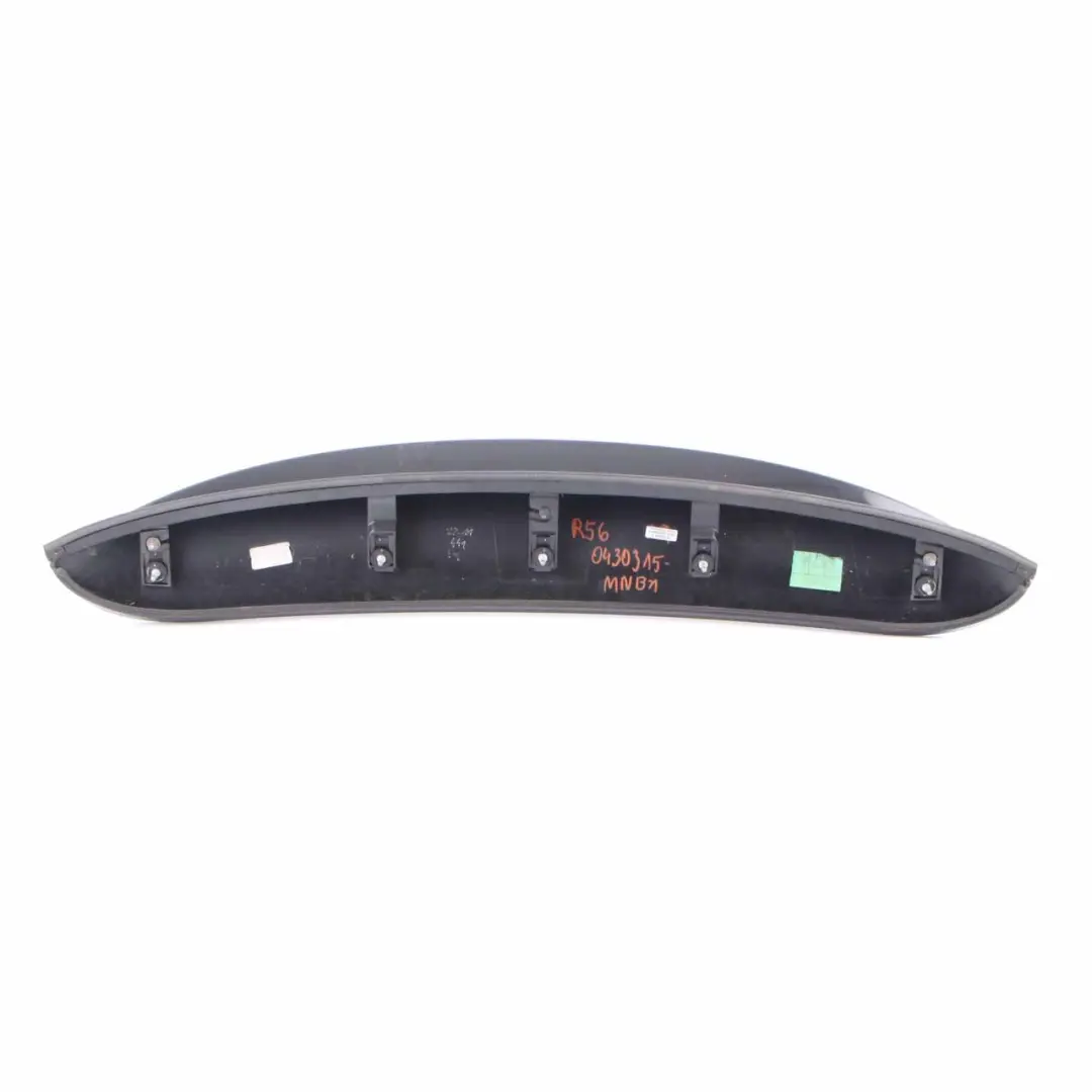 Mini Cooper One R56 Rear Trunk lid Tailgate Spoiler Midnight Black - A94 7148850 - SKU 0430315-MNB1 - Part number 0430315