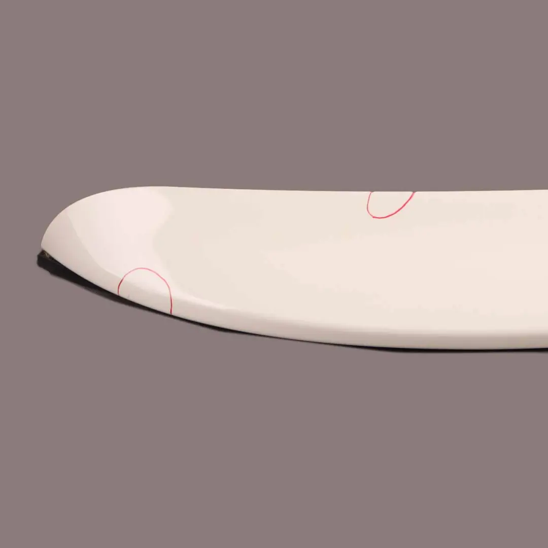 Spoiler MINI Cooper One R56 Trunk Pepper White 850 7148850 to Rear with Part number 0430315 Rear Spoiler MINI Cooper One R56 Trunk Pepper White 850 7148850 - SKU 0430315-PW1 - Part number 0430315