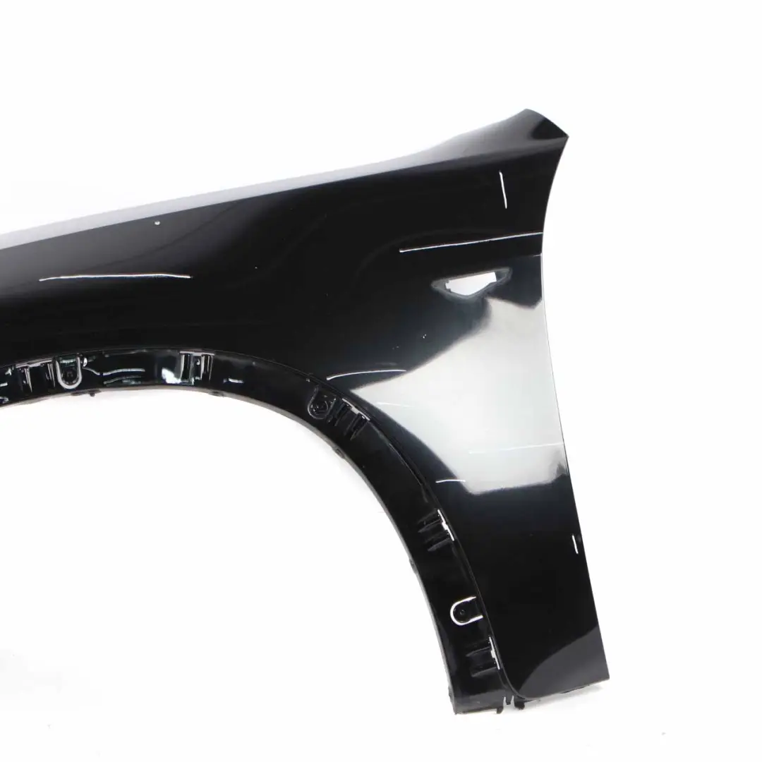  Side Wing Panel BMW X5 E70 LCI Front Left N/S Fender Black Sapphire Metallic 475 - SKU 7222995-BS - Part number 7222995