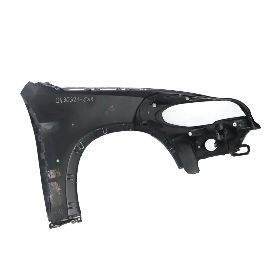 BMW X5 E70 Błotnik Lewy Przedni Czarny Carbonschwarz Metallic - 416 - SKU 0430321-CAR - Numer Części 0430321