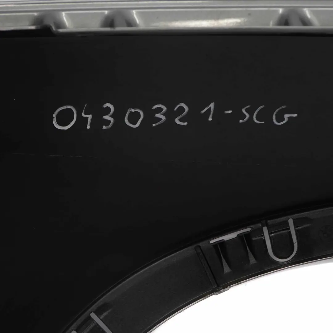  Side Wing Panel BMW X5 E70 Front Left N/S Fender Spacegrau Grey Metallic - A52 - SKU 0430321-SCG - Part number 0430321
