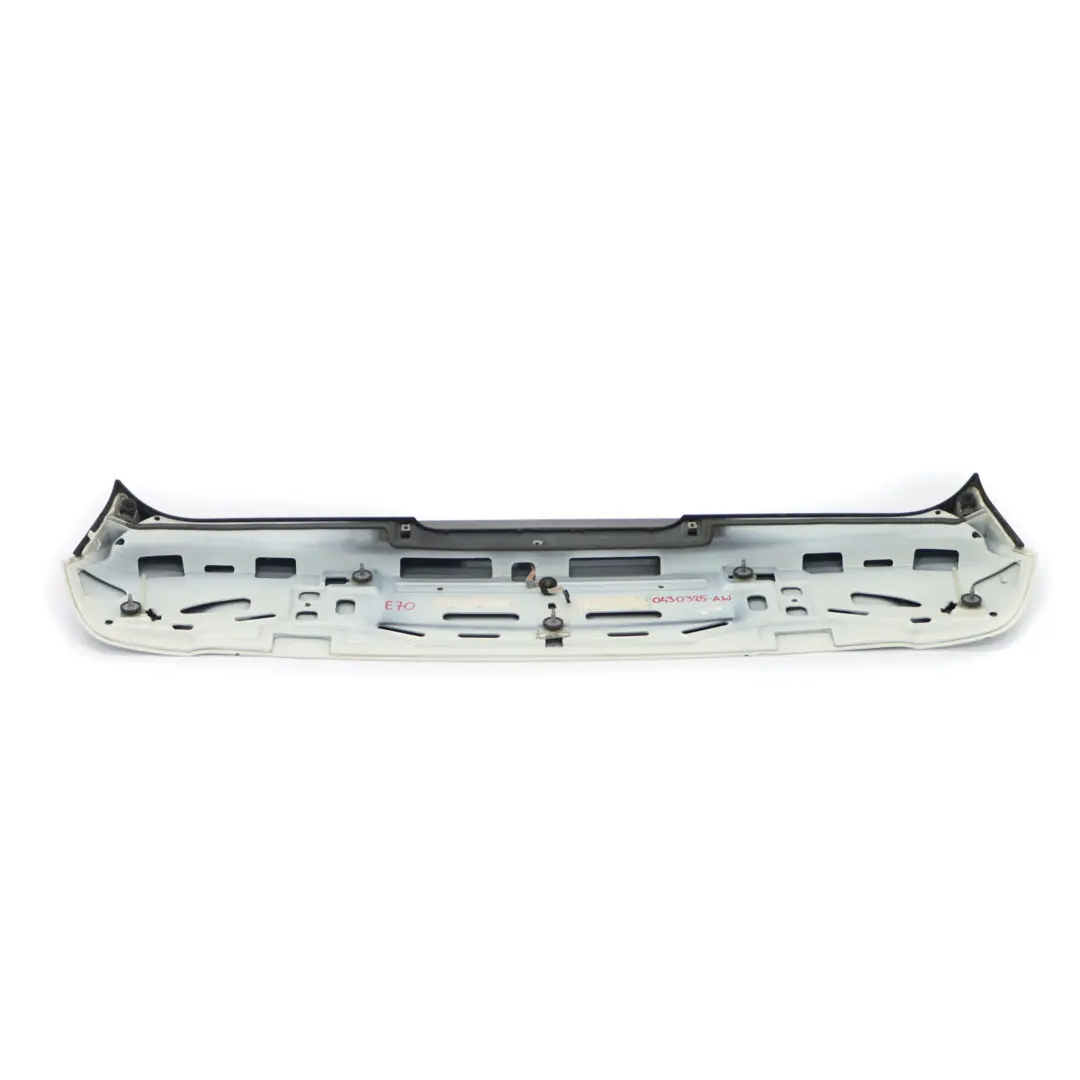 BMW X5 E70 Kofferraumklappe Heckspoiler Panel Antenne Alpinweiß - 300 - SKU 0430325-AW - Teilenummer 0430325