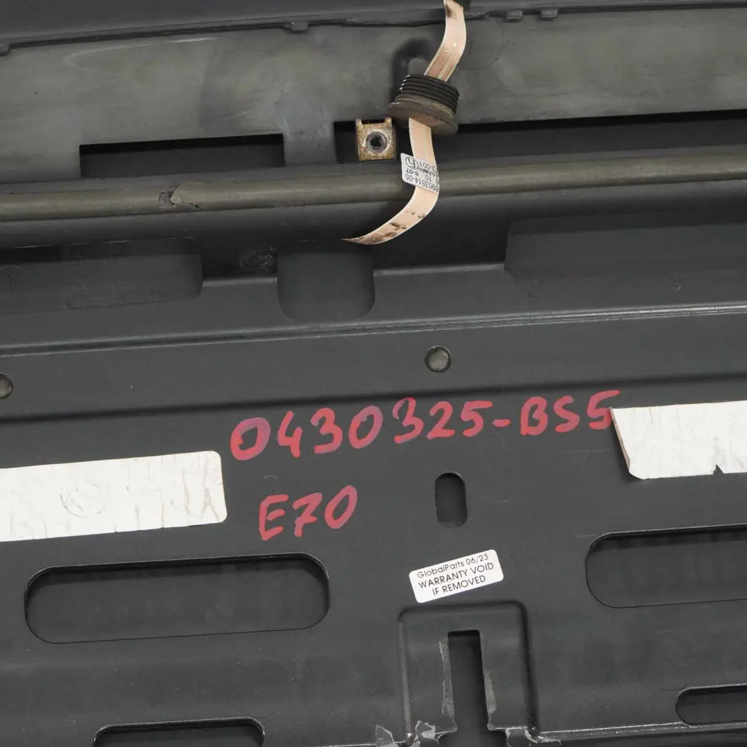 BMW X5 E70 Spoiler Trasero Superior Zafiro Negro Metalizado - 475 - SKU 0430325-BS5 - Número de pieza 0430325