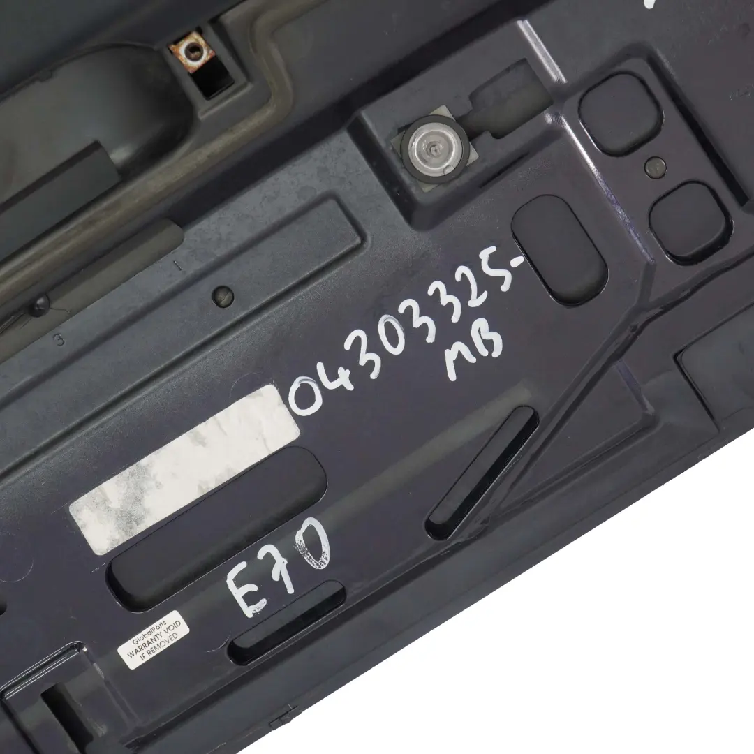BMW X5 E70 Heckspoiler Oberschale Heckklappe Monacoblau - A35 - SKU 0430325-MB - Teilenummer 0430325