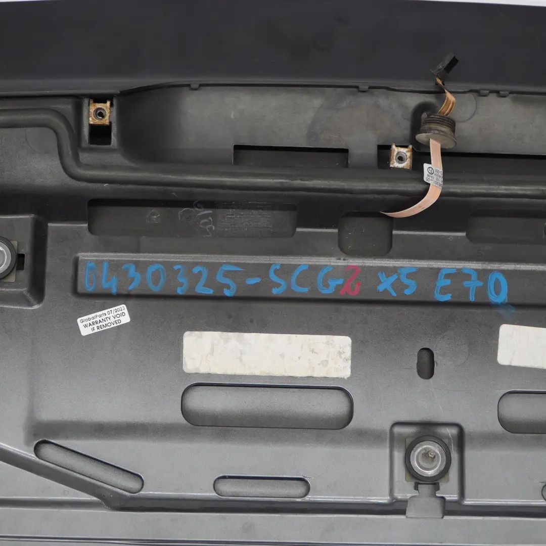 BMW X5 E70 Coperchio bagagliaio Spoiler superiore antenna Spacegrau A52 - SKU 0430325-SCG2 - Numero di parte 0430325