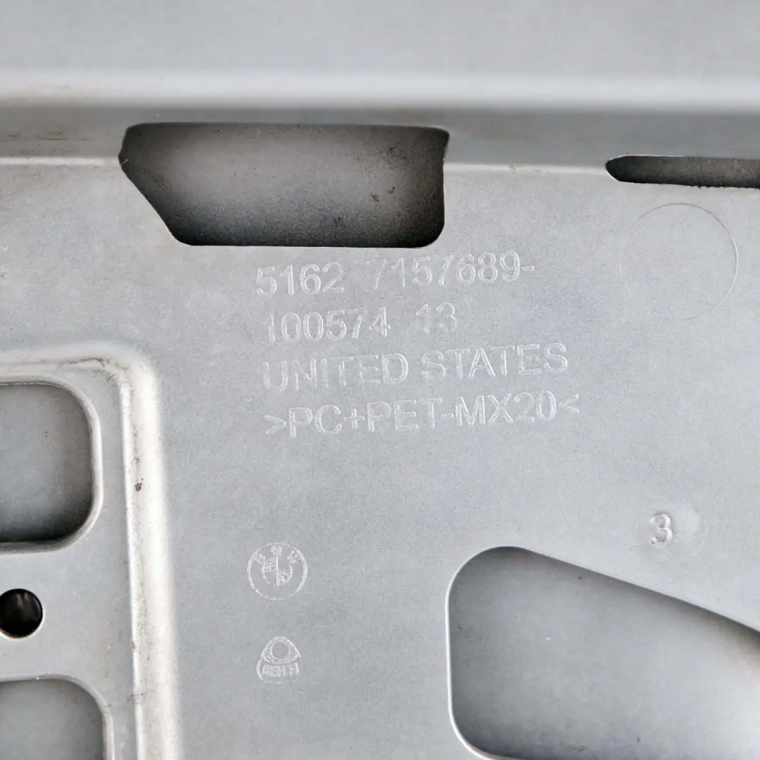 Spoiler Upper Aerial Titansilber Titan Silver - 354 to BMW X5 E70 Rear with Part number 0430325 BMW X5 E70 Rear Spoiler Upper Aerial Titansilber Titan Silver - 354 - SKU 0430325-TS2 - Part number 0430325