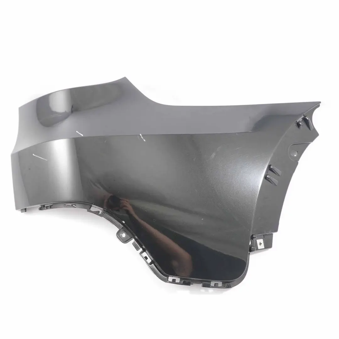 Right O/S Bumper Corner Trim Cover Side Black Sapphire - 475 to BMW X5 E70 Rear with Part number 0430328-BS BMW X5 E70 Rear Right O/S Bumper Corner Trim Cover Side Black Sapphire - 475 - SKU 0430328-BS - Part number 0430328-BS