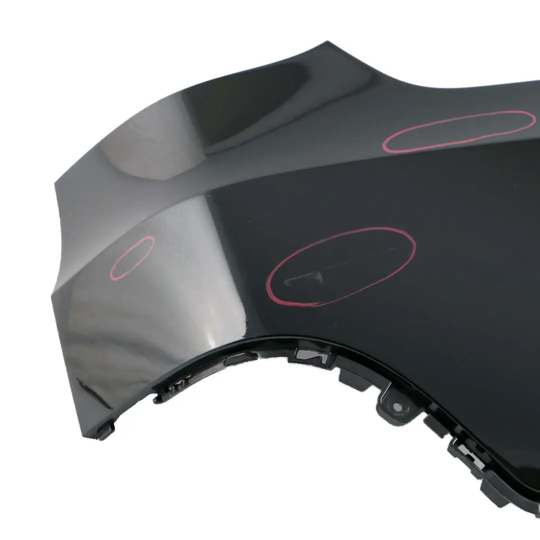 BMW X5 E70 1 Rear Right O/S Bumper Corner Trim Cover Side Black Sapphire 475 - SKU 0430328-BS1 - Part number 0430328