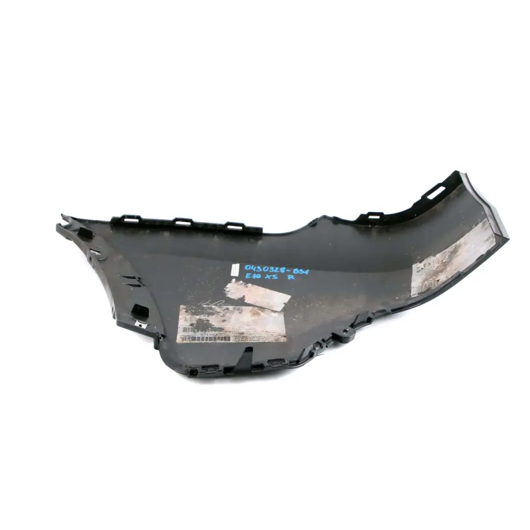 BMW X5 E70 1 Rear Right O/S Bumper Corner Trim Cover Side Black Sapphire 475 - SKU 0430328-BS1 - Part number 0430328