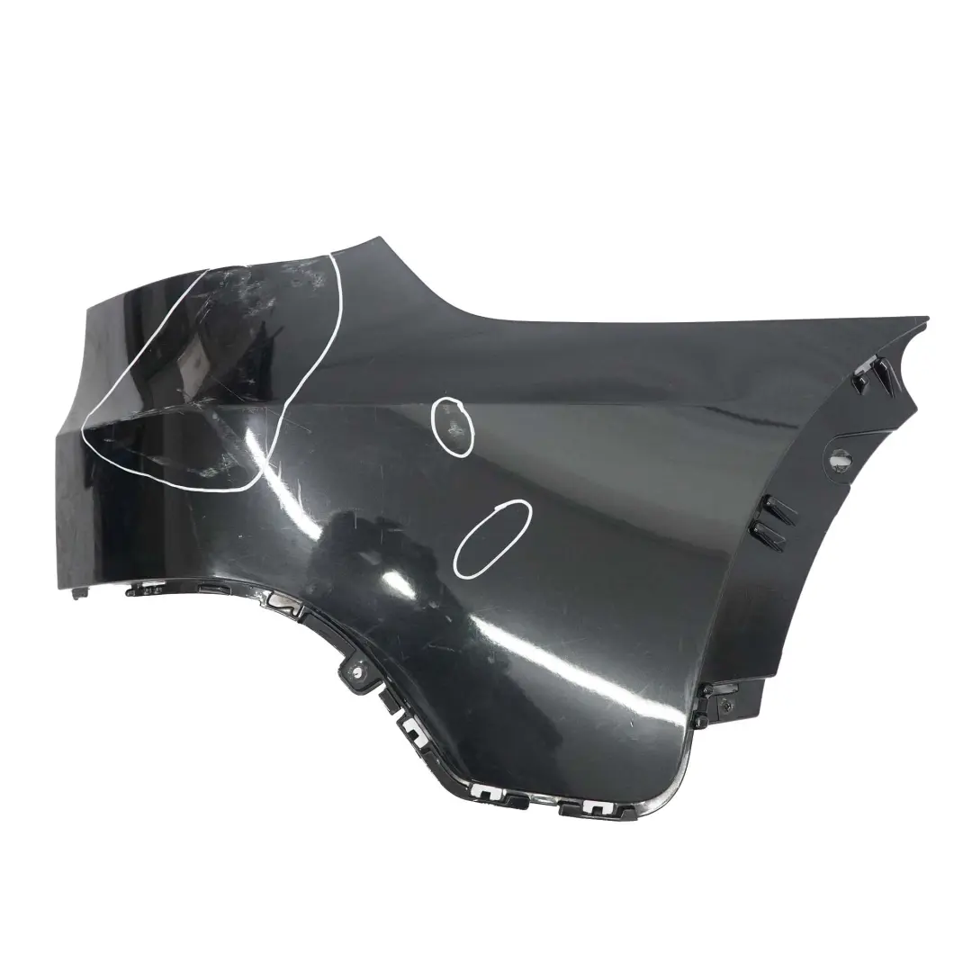 BMW X5 E70 Pare-chocs arriere cote droit - Black Sapphire - 475 - SKU 0430328-BS3 - Numéro de pièce 0430328