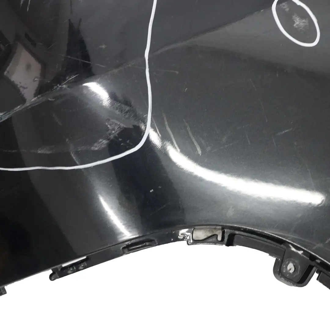 BMW X5 E70 Stossfänger Abdeckung Deckel Rechts Black Sapphire Schwarz - 475 - SKU 0430328-BS3 - Teilenummer 0430328