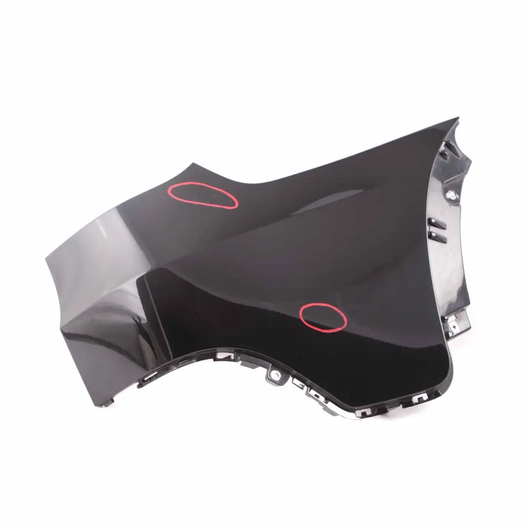 BMW X5 E70 Bumper Corner Rear Right O/S Trim Cover Side Black Sapphire - 475 - SKU 0430328-BS4 - Part number 0430328