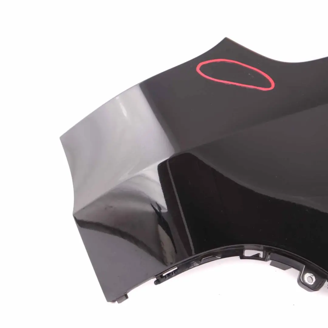 BMW X5 E70 Bumper Corner Rear Right O/S Trim Cover Side Black Sapphire - 475 - SKU 0430328-BS4 - Part number 0430328