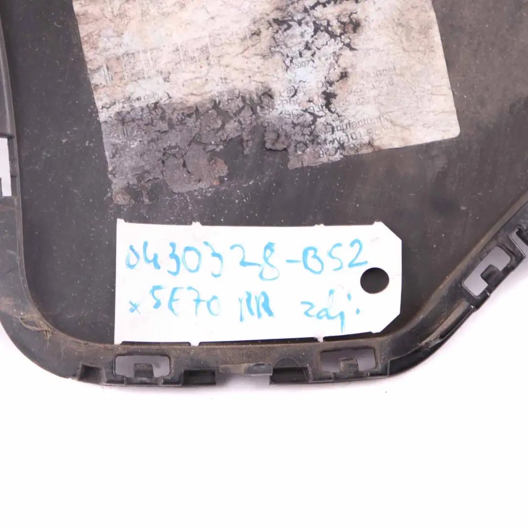 Bumper Corner Rear Right O/S Trim Cover Side Black Sapphire - 475 to BMW X5 E70 with Part number 0430328 BMW X5 E70 Bumper Corner Rear Right O/S Trim Cover Side Black Sapphire - 475 - SKU 0430328-BS4 - Part number 0430328