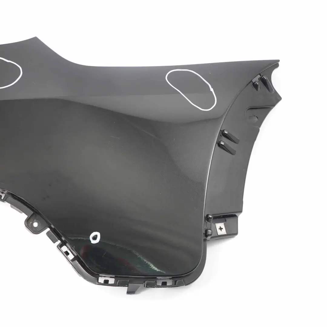 BMW X5 E70 Pare-chocs Arriere Cote Droit Black Sapphire Noir - 475 - SKU 0430328-BS5 - Numéro de pièce 0430328