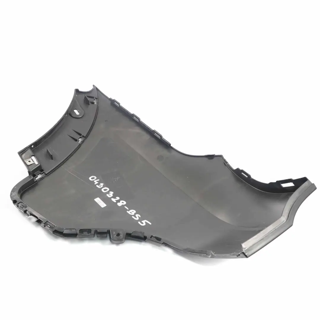 BMW X5 E70 Pare-chocs Arriere Cote Droit Black Sapphire Noir - 475 - SKU 0430328-BS5 - Numéro de pièce 0430328