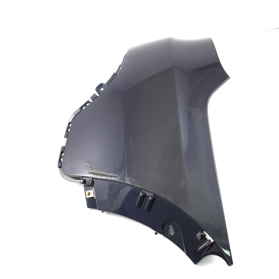 BMW X5 E70 Bumper Corner Rear Right O/S Trim Cover Side Monacoblau Blue - A35 - SKU 0430328-MB - Part number 0430328