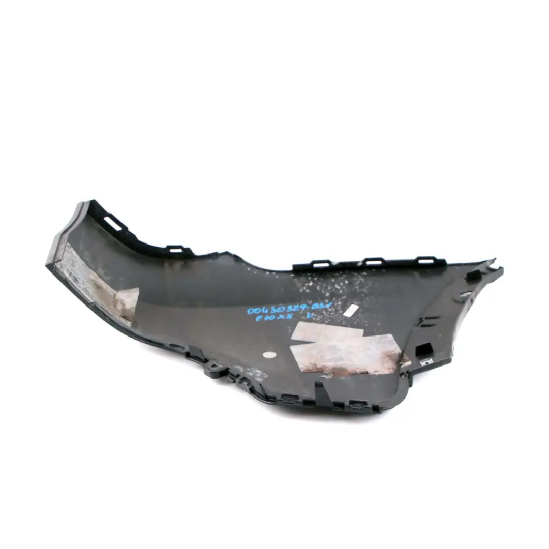 BMW X5 E70 1 Rear Left N/S Bumper Corner Trim Cover Side Black Sapphire - 475 - SKU 0430329-BS1 - Part number 0430329