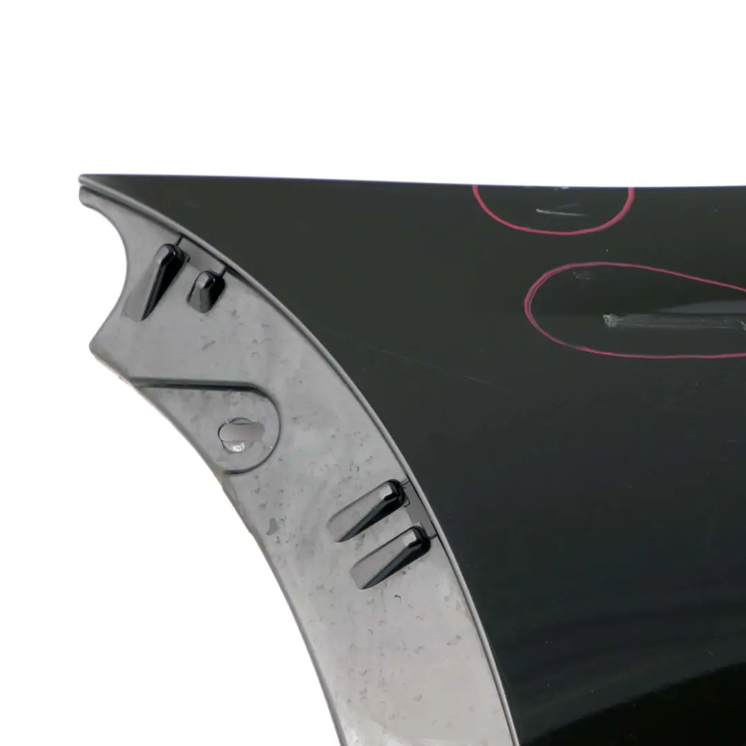 BMW X5 E70 1 Rear Left N/S Bumper Corner Trim Cover Side Black Sapphire - 475 - SKU 0430329-BS1 - Part number 0430329