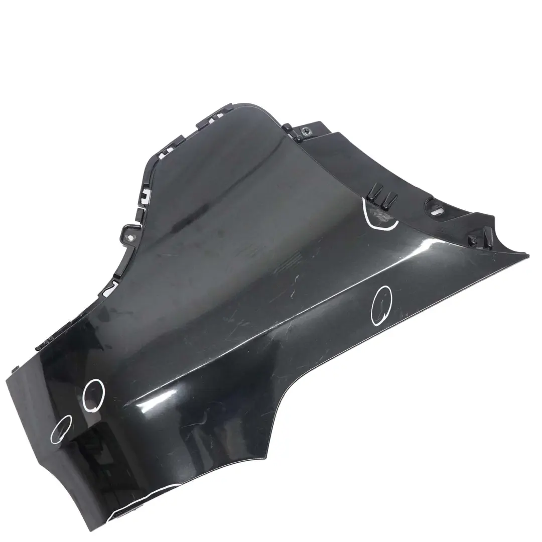  ?BMW X5 E70 Angolo Paraurti Posteriore Sinistro Cover Side Nero Sapphire - 475 - SKU 0430329-BS4 - Numero di parte 0430329
