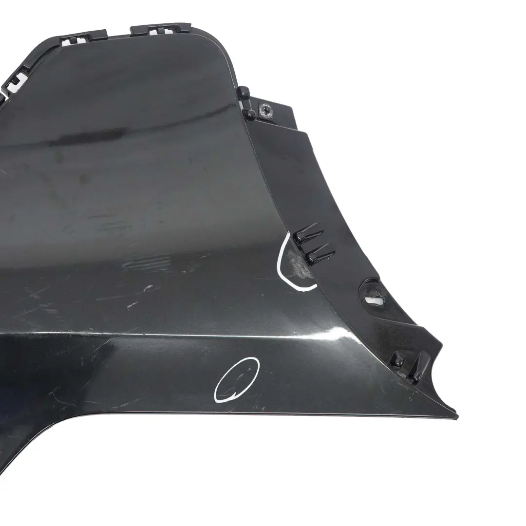  ?BMW X5 E70 Angolo Paraurti Posteriore Sinistro Cover Side Nero Sapphire - 475 - SKU 0430329-BS4 - Numero di parte 0430329