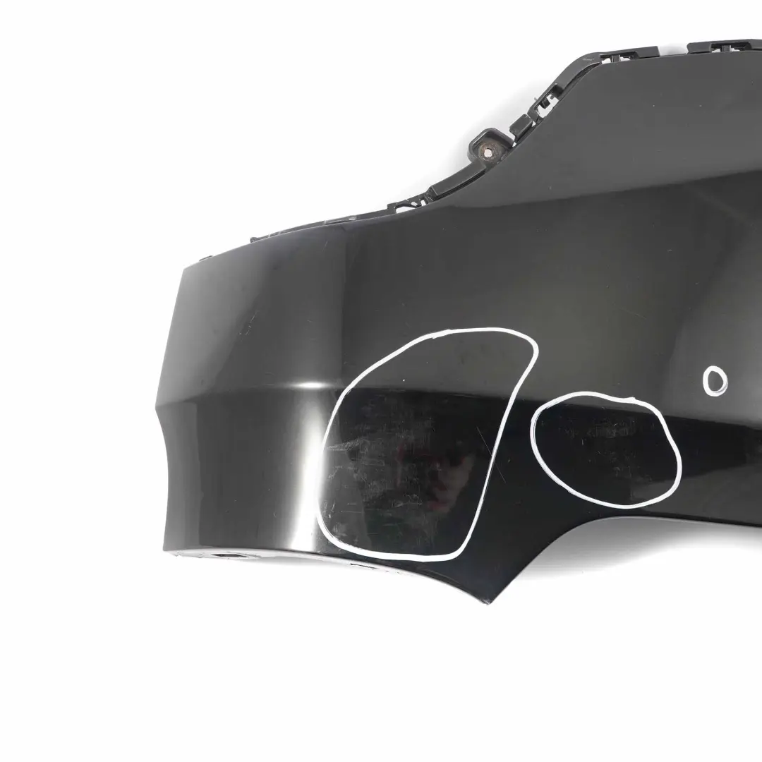 BMW X5 E70 Bumper Corner Rear Left N/S Trim Cover Side Black Sapphire - 475 - SKU 0430329-BS6 - Part number 0430329