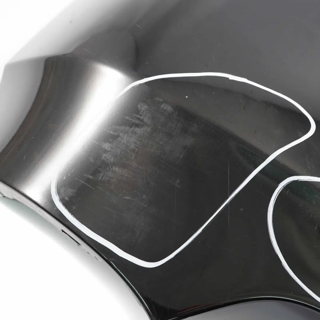 BMW X5 E70 Stossfänger Abdeckung Deckel Links Black Sapphire Schwarz - 475 - SKU 0430329-BS6 - Teilenummer 0430329