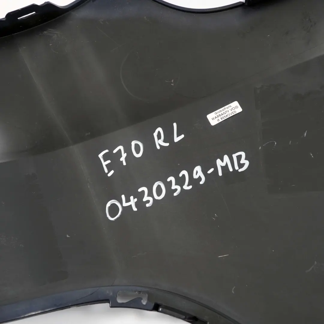 BMW X5 E70 Parachoques Esquina Trasera Izquierda Recubrimiento Lateral Azul A35 - SKU 0430329-MB - Número de pieza 0430329