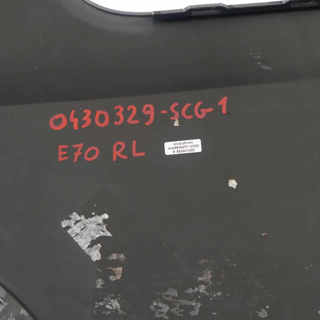 BMW E70 Rear Bumper Corner Left N/S Trim Cover Side Spacegrau Grey A52 - SKU 0430329-SCG1 - Part number 0430329