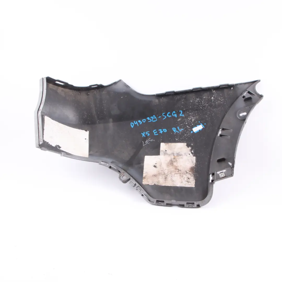 Bumper Corner Rear Left N/S Trim Cover Side Spacegrau Grey - A52 to BMW X5 E70 with Part number 0430329 BMW X5 E70 Bumper Corner Rear Left N/S Trim Cover Side Spacegrau Grey - A52 - SKU 0430329-SCG2 - Part number 0430329