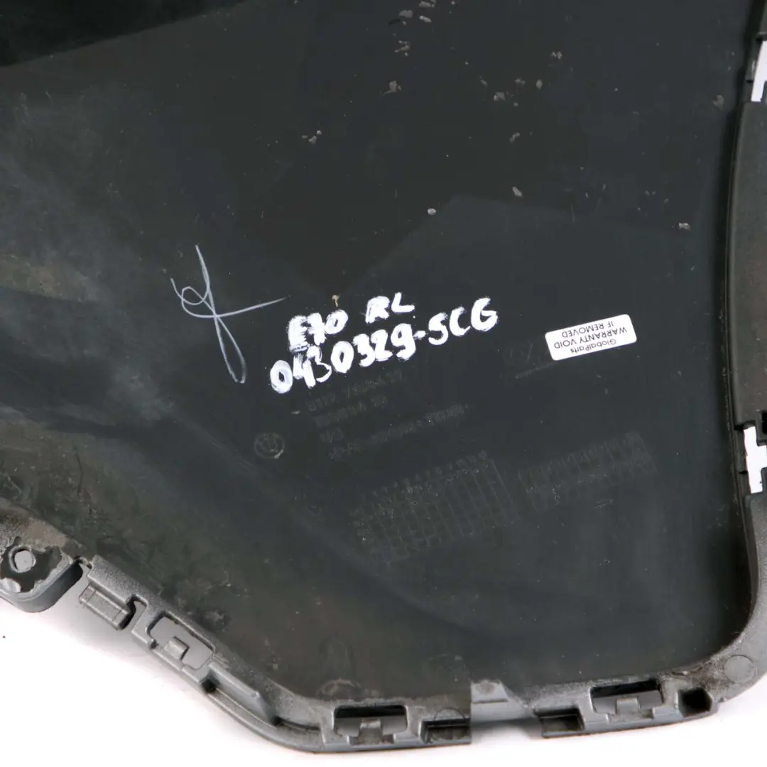 BMW X5 E70 Parachoques Trasero Izquierdo Esquina Cubierta Spacegrau Gris - A52 - SKU 0430329-SCG - Número de pieza 0430329