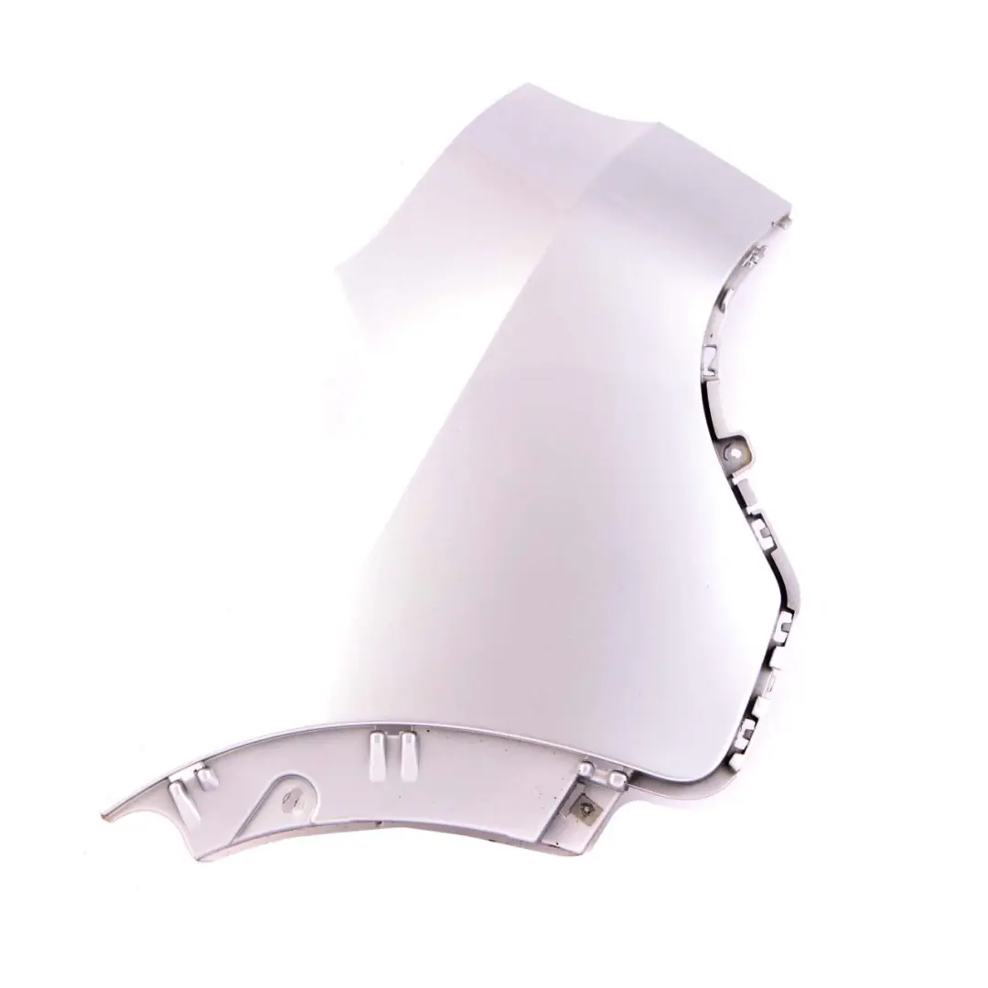 BMW X5 E70 Rear Left N/S Bumper Side Corner Trim Cover Titansilber Silver 354 - SKU 0430329-TS - Part number 0430329