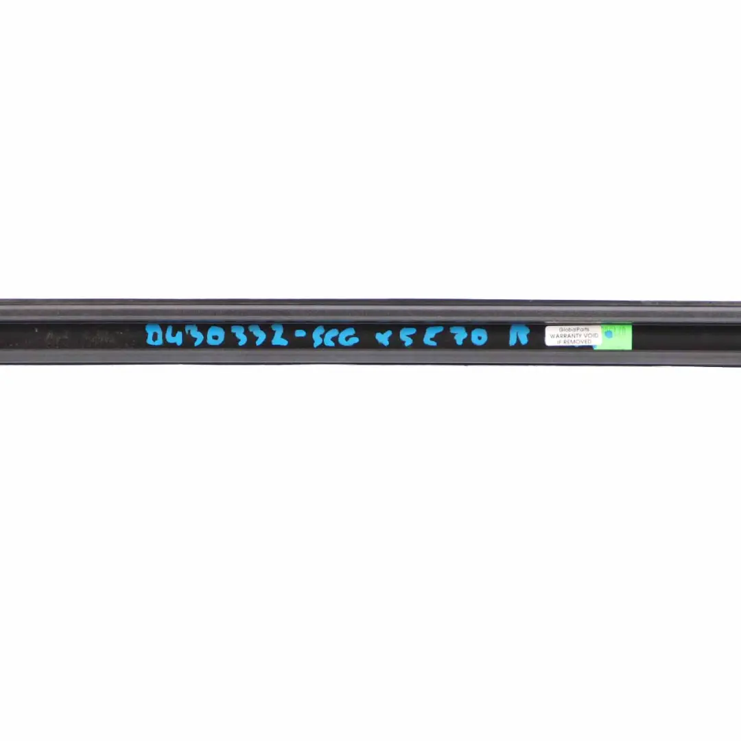  Roof Railing Moulding BMW X5 E70 Right O/S Trim Strip Spacegrau Grey - A52 - SKU 0430332-SCG - Part number 0430332