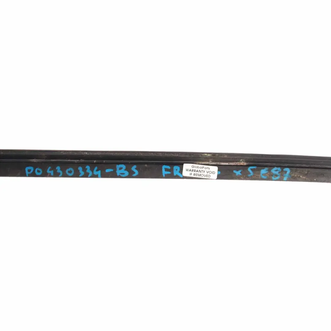 BMW X5 E70 Drip Moulding Front Right O/S Windscreen Trim Black Sapphire - 475 - SKU 0430334-BS - Part number 0430334