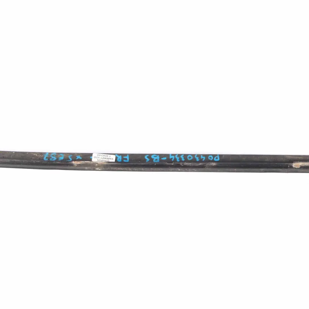 BMW X5 E70 Drip Moulding Front Right O/S Windscreen Trim Black Sapphire - 475 - SKU 0430334-BS - Part number 0430334