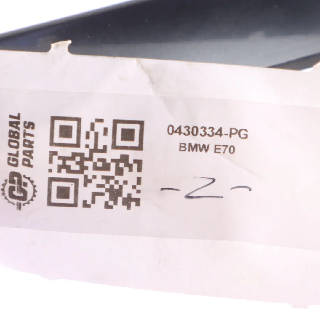 BMW X5 E70 Front Rechts Windschutzscheibe Tropfleiste Trim Carbonschwarz Schwarz - SKU 0430334-PG - Teilenummer 0430334