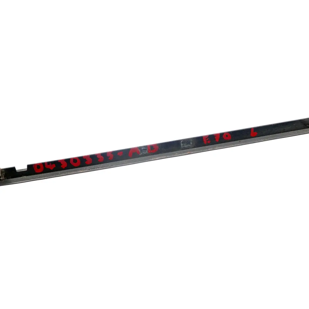 BMW X5 E70 Windscreen Strip Front Left N/S Drip Moulding Trim Monaco Blue - A35 - SKU 0430335-MB - Part number 0430335