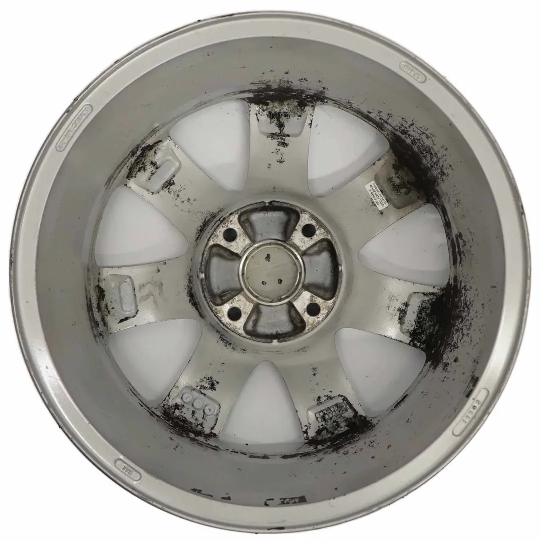 Alloy Rim 16" 6J ET:27 to Peugeot 207 Silver Wheel with Part number 04322X Peugeot 207 Silver Wheel Alloy Rim 16" 6J ET:27 - SKU 04322X-1 - Part number 04322X